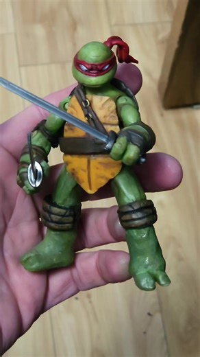 Playmates Tmnt 2012 Leonardo, custom repaint and modification #actionfigures #figtok #tmnt #tmntactionfigures #actionfigurecustom