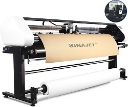 SINAJET - Vertical Paper Pattern Cutting Plotter - Made in Shanghai