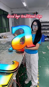 Goodbye, traditional LED sign. #customsign #channelletters #storefrontsign #signagefabrication #smallbusinessignage | Ledsign