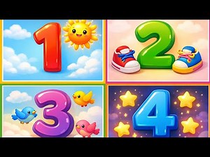 Learn Numbers 1 to 10 | Counting with Objects | Numbers for Toddlers & Kids