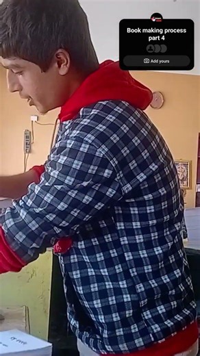 book making process Part 4 of turning raw pages into a real book 📖Hard work + patience = magic 💫