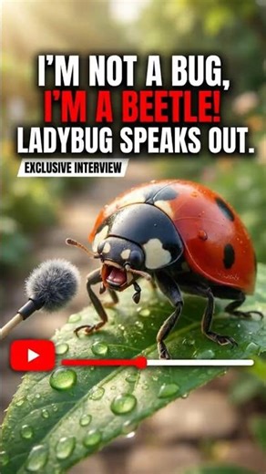 Angry Ladybug Explains It’s Not a Bug! #mockumentary #funnyshorts #ladybug