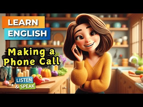 Everyday English 3 Easy Phone Conversations for Beginners (A1-A2) Listening Skills - Speaking Skills