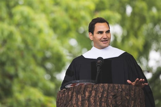 Roger Federer: las inspiradoras tres lecciones de vida que dio en una universidad de Estados Unidos
