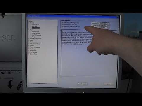 How to set boot sequence dell optiplex 780 setup utility without a mouse