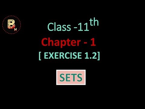 Class - 11 Ex - 1.2, Q1 to Q6 | Sets |Maths Chapter 1 || CBSE NCERT || BudhHub