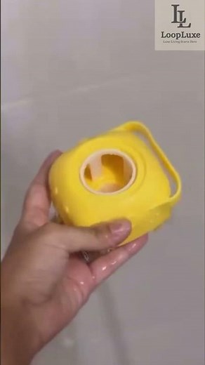 Soft Silicone Bath Brush With Hook | LoopLuxe