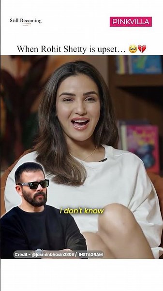 Jasmin Bhasin Reveals How Rohit Shetty Pampers Her ❤️🎬 #shorts #jasminbhasin #rohitshetty #alygoni
