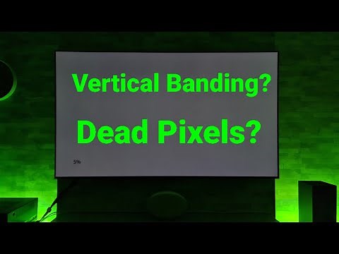LG C2 OLED vertical banding,uniformity,dead pixel test. Good or Bad panel?