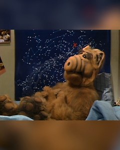 When ALF can't sleep because he misses his girlfriend he doesn't even have to imagine sheep #ALF #girlfriend #sitcom | Alf