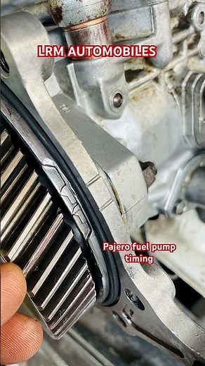 PAJERO FUEL PUMP TIMING 4M40 #mitsubishi #pajero #pajerolife #4m40 #4m40engine #technical #techno