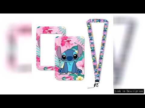 Cartoon Disney Stitch Lilo Student Card Sleeve Creative Creative Bus Subway Access Card Storage Prot
