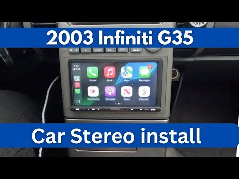 2003-2007 Infiniti G35 Stereo Install