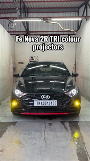 We upgraded this Hyundai i20 with powerful high-performance projectors for