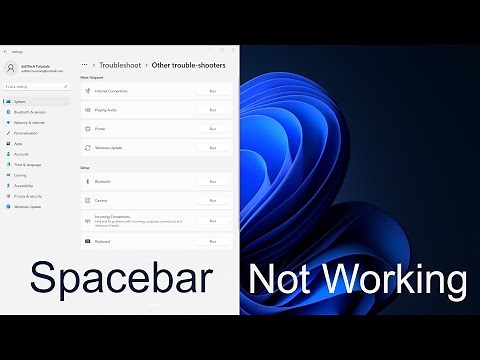 How to Fix Spacebar not Working