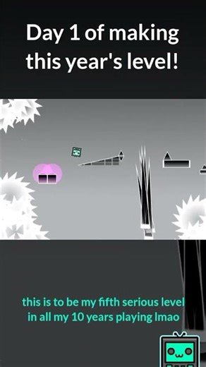 Day 1 of creating my new level | Geometry Dash #gd #gdcreator #gdcreation #geometrydash