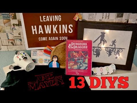 Stranger Things DIYs ❤ Gifts, Accessories, Decorations and MORE | Ame Mayén