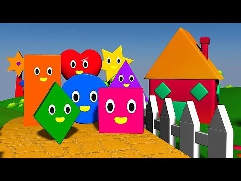 Learn Basic Shapes for Kids | Circle, Square, Triangle & More