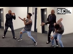 Steve Harvey Fights Dude Backstage Family Feud Proves He Got Hands 😳