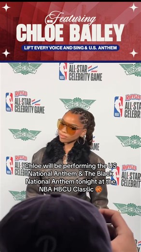 Watch Chloe’s performance tonight at 11 PM ET on Peacock! #chloebailey #nba #hbcuclassic #nbaallstar