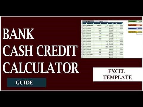 Bank Cash Credit Interest Calculator Guide