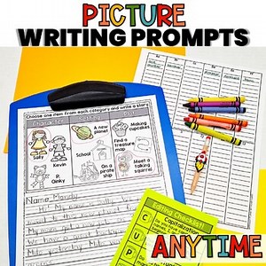 Writing Prompts with Pictures - Picture Writing Prompts - Picture Prompt Journal