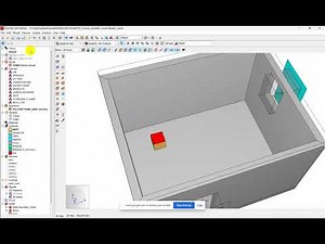 Small room with Sprinklers Project Session#4 by Pyrosim & FDS