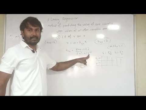 Part-2 Linear Regression | 12th Maths 2 Chapter no 3