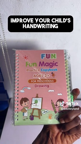 4-in-1 Magic Copybook: Enhance Kids' Skills