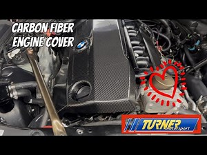 How to Modify a Turner Motorsports Carbon Fiber Engine Cover for BMW N55!