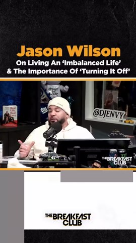 “You’re not tired of living, you’re tired of not living”. @JasonWilson breaks down how fear keeps us stuck and why finding balance is key to truly living.💡🔥 #TheManTheMomentDemands" Check out the full interview on Youtube Now #iHeartRadio | Breakfast Club