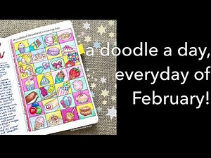 Oodles of doodles challenge Feb - full month of doodles!