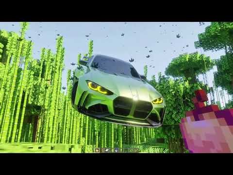 Bmw M4 with Minecraft edition ll Minecraft mein Kar mod kaise lagaen ll