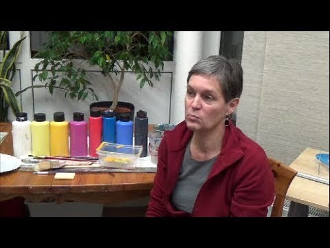 Acrylmalerei erste Schritte - Farben und Pinsel