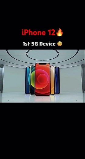 iPhone 12 was first 5G device launched by apple in an iphone series’s 🔥 #apple
