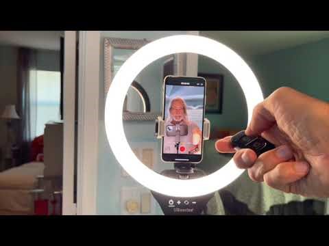 How to use the remote control UBeesize Ring Light Tripod