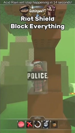 The Riot Shield - Roblox something evil will happend