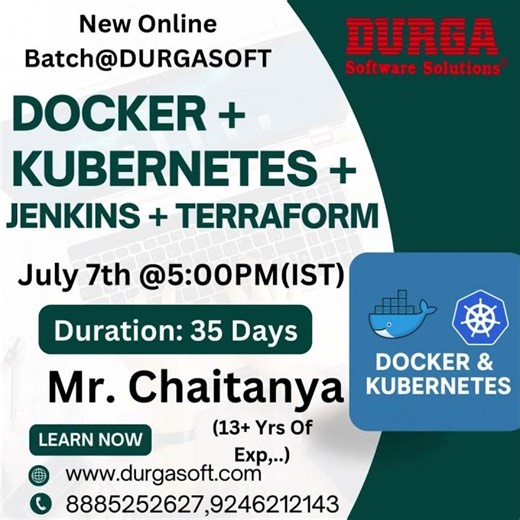 🚀 New Online Batch @DURGASOFT