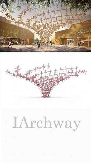 [Grasshopper]Spiral Cross Pavilion #grasshopper #architecture #rhino #rhinoceros #3dmodeling #cad