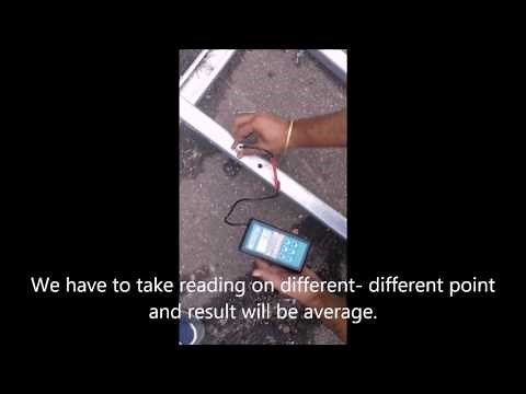 Process for check the galvanization coating thickness