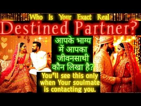Who is your destined partner future spouse who you marry blessings Tarot reading Hindi pick a card