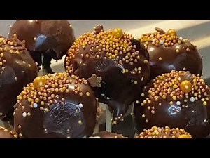 Oreo cake pops made by junior chef