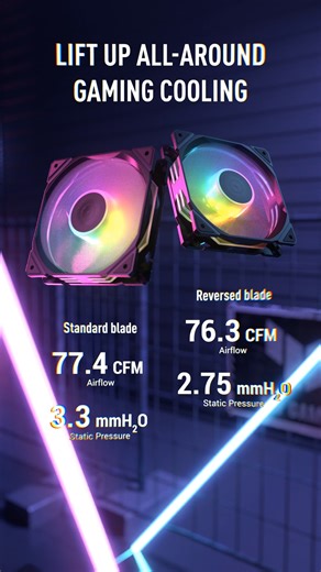 ✨TUF Gaming TR120 ARGB fans offer great all-around cooling and flashy ARGB lighting for a powerful, personalized rig! Choose from or懶, normal or reverse airflow direction for maximum coolness: Standard: https://asus.click/TR120 Reverse: https://asus.click/TR120reverse | ASUS | Facebook