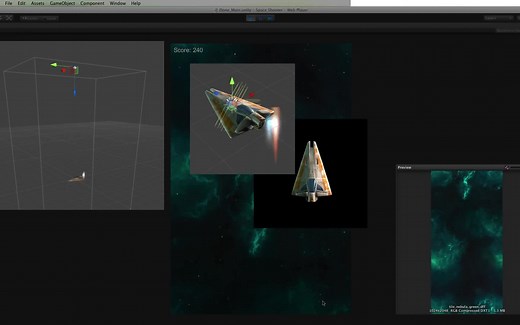 unity官方案例精讲星际航行游戏Space Shooter(太空射手)