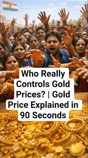 Who Really Controls Gold Prices? | Gold Price Explained in 90 Seconds #shorts