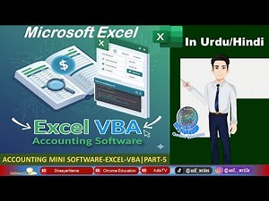How to make Mini Accounting Software in Excel-VBA|Very simple but powerful for small business|Part-5