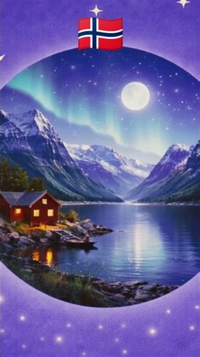 Sleeping in Norway 🇳🇴 | Northern Lights Night | Gentle Baby Lullaby