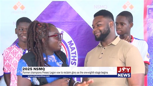 NSMQ 2025: Former champions Presec Legon vow to reclaim glory as the one-eighth stage begins. #JoyNews | JoyNews