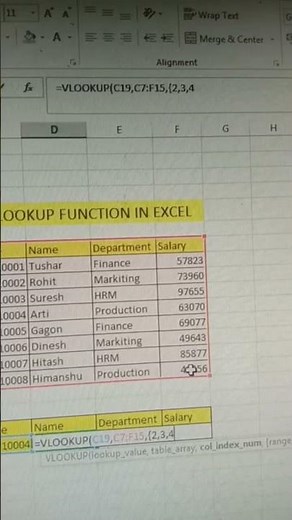 v look up formula in Excel ####excel tricks ######