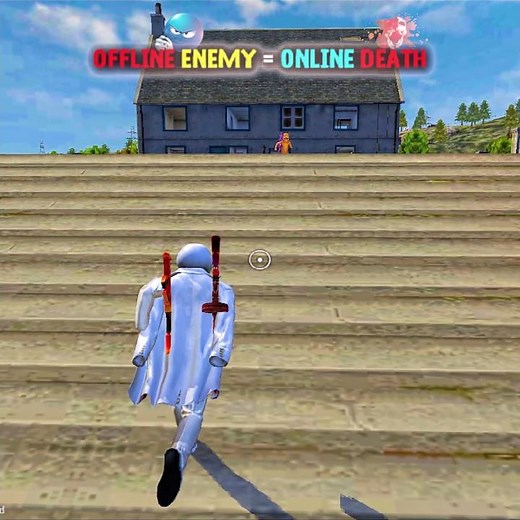 Offline Enemy = Online Death 😭📶 | Free Fire Clock Tower Lag Moment